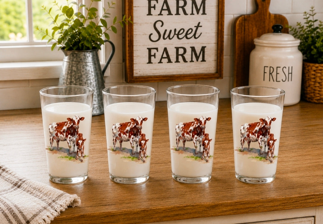 Ayrshire Pint Glass Cup / Drinking Glass