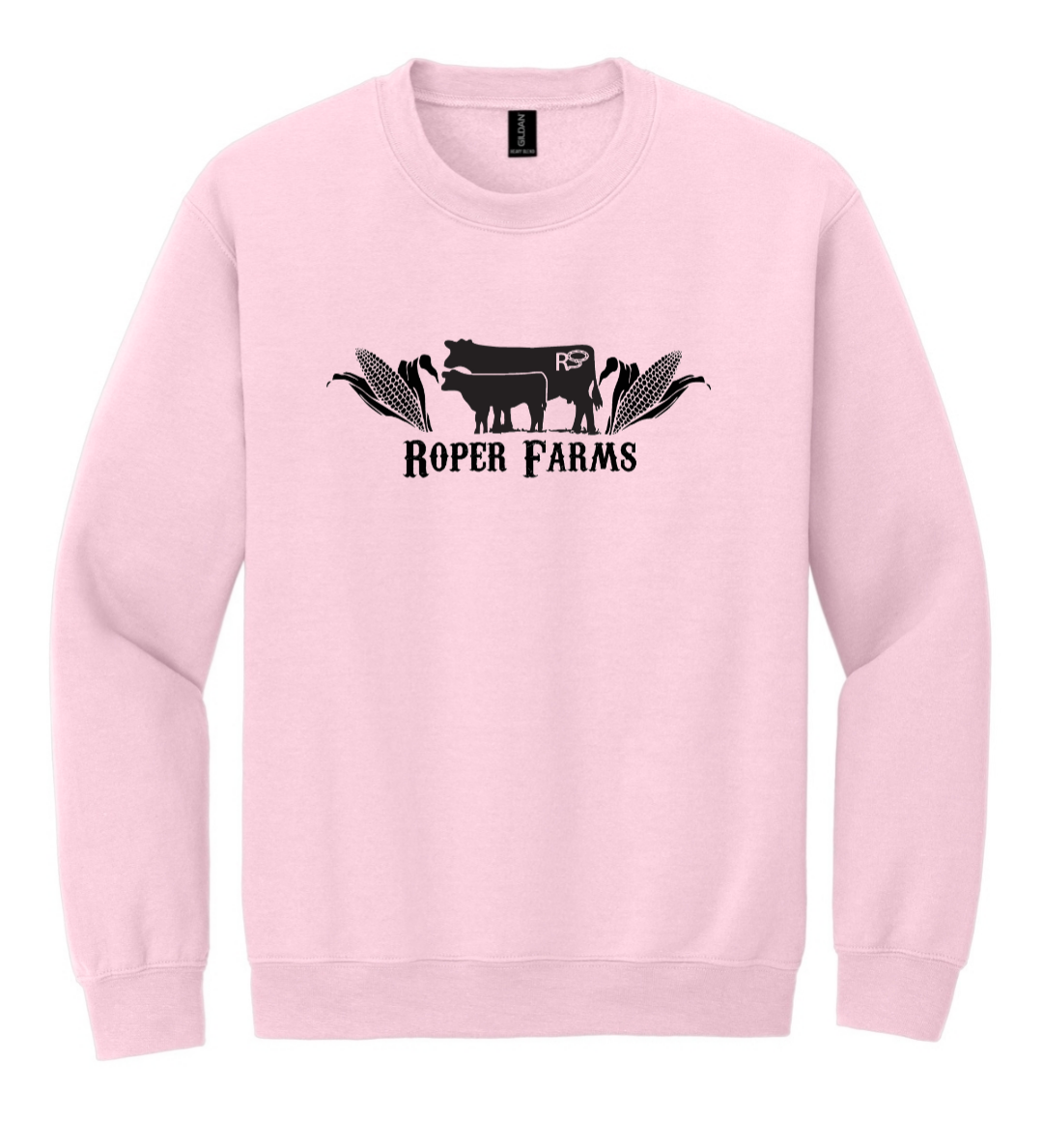 Roper Farms Crewneck - Black Logo