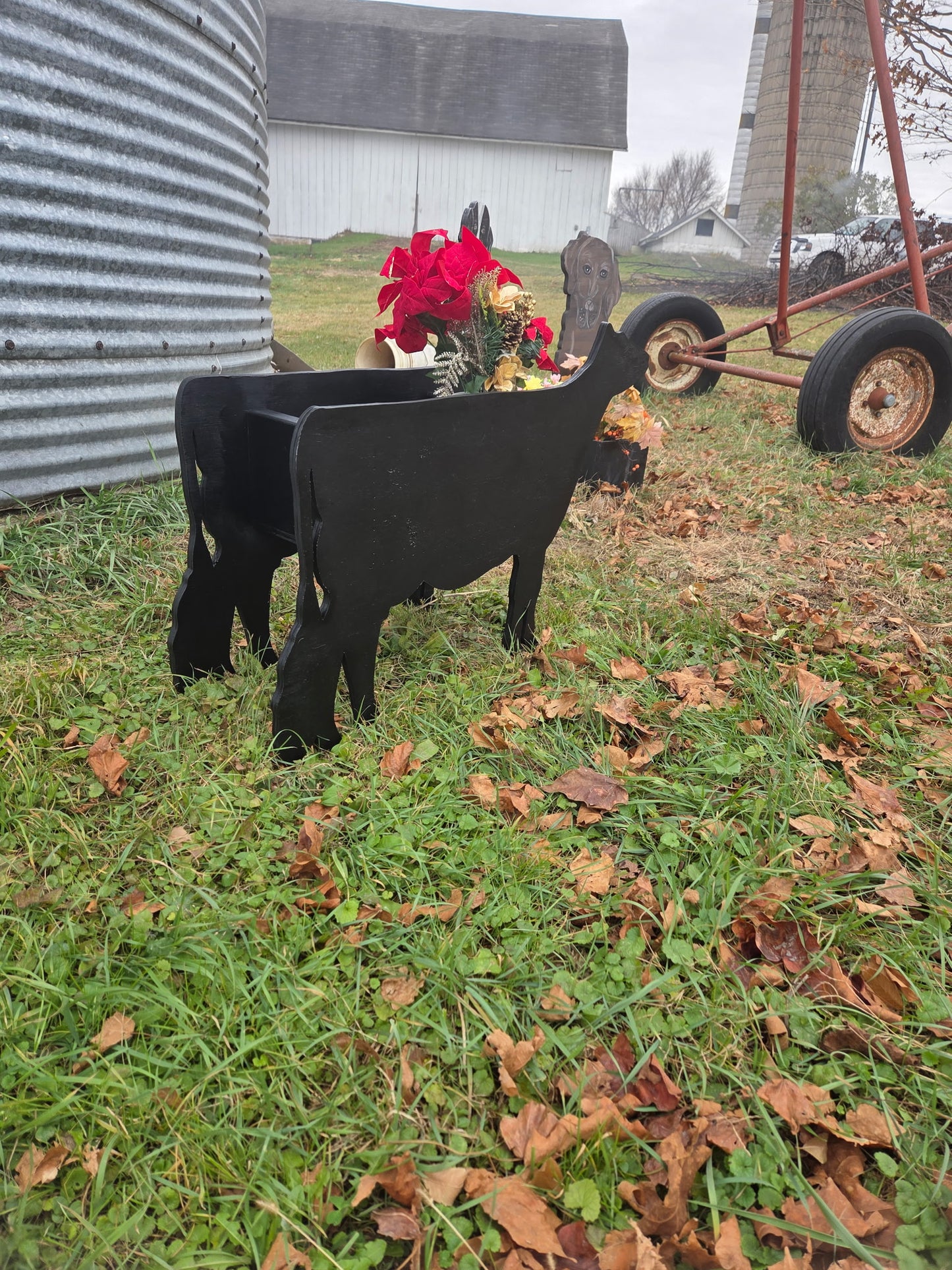 Dairy Cow Wood Decor