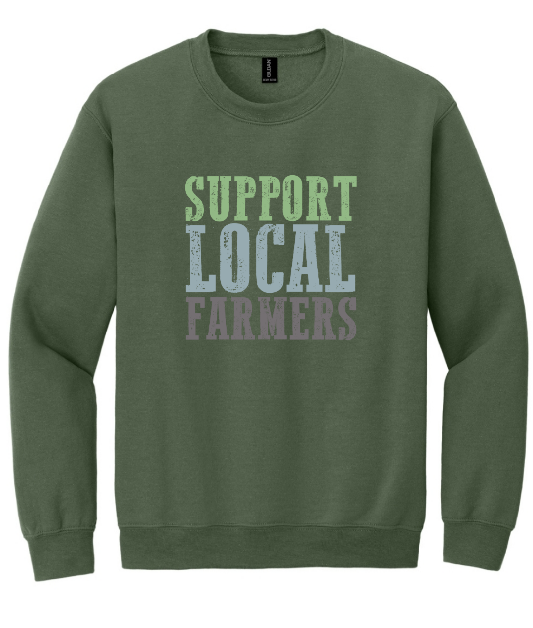 Support Your Local Farmers Crewneck