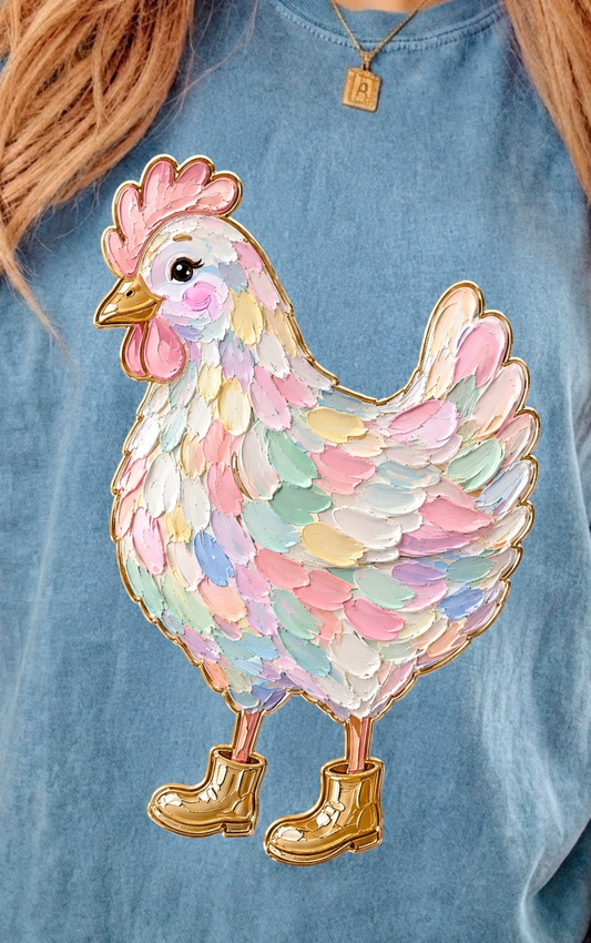 Pastel Chicken Shirt