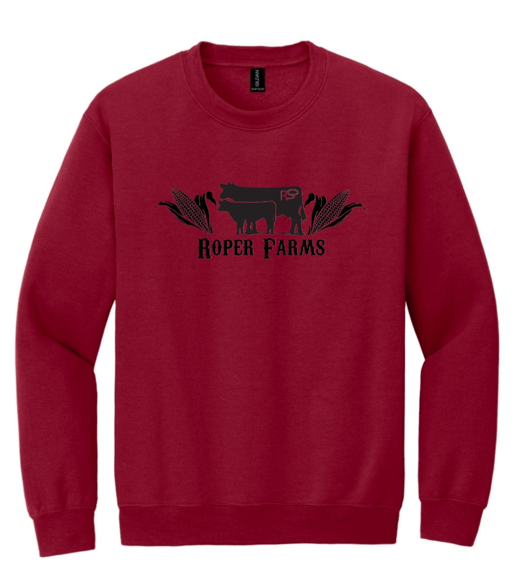Roper Farms Crewneck - Black Logo
