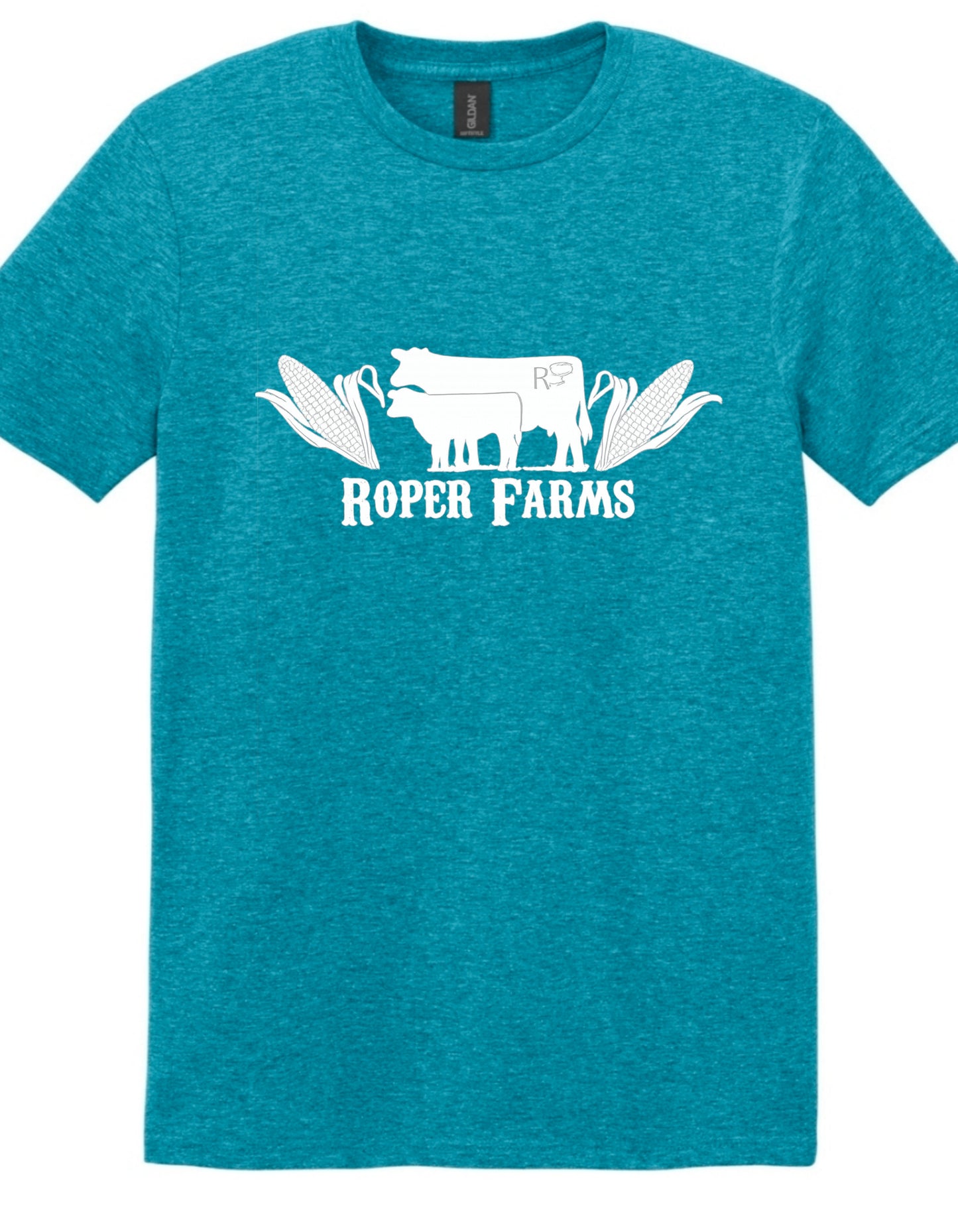 Roper Farms Gildan T-Shirt - White Logo
