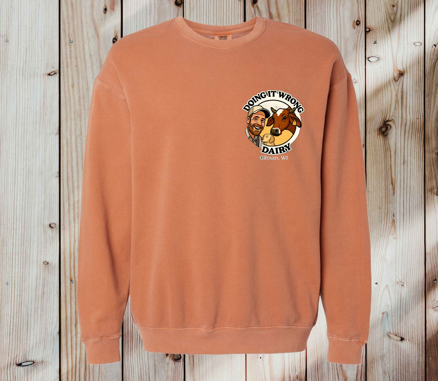 1466 Comfort Colors Lightweight Fleece Crewneck Sweatshirt