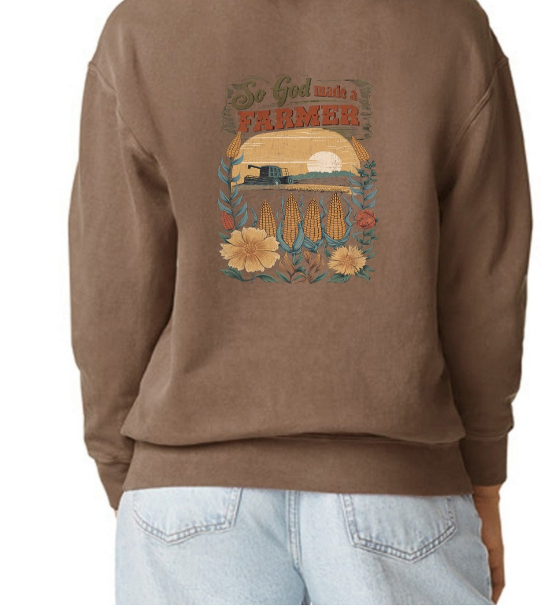 So God Made A Farmer Crewneck