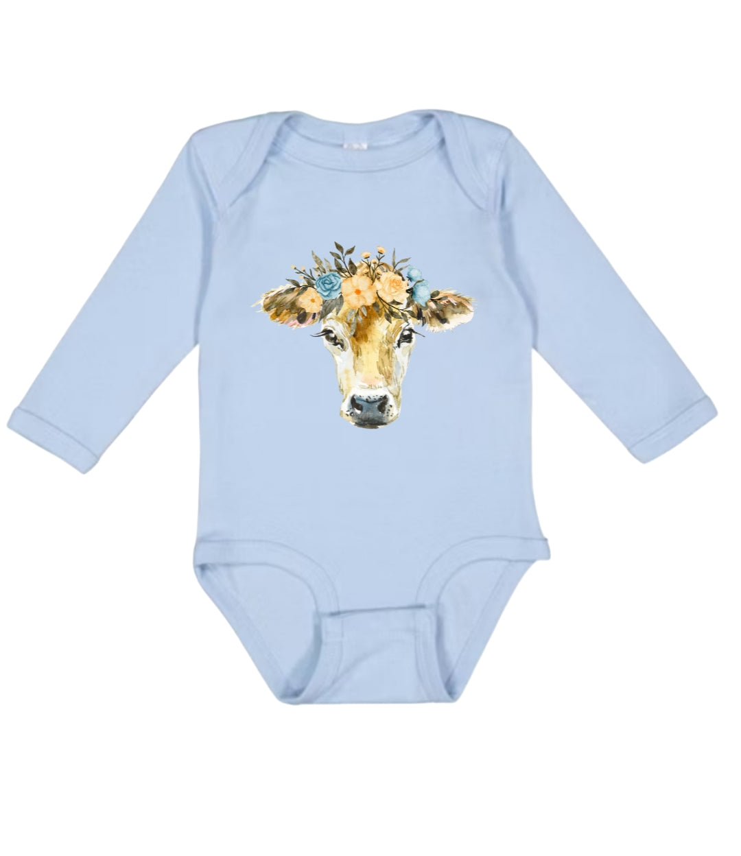Jersey Cow all sizes light blue