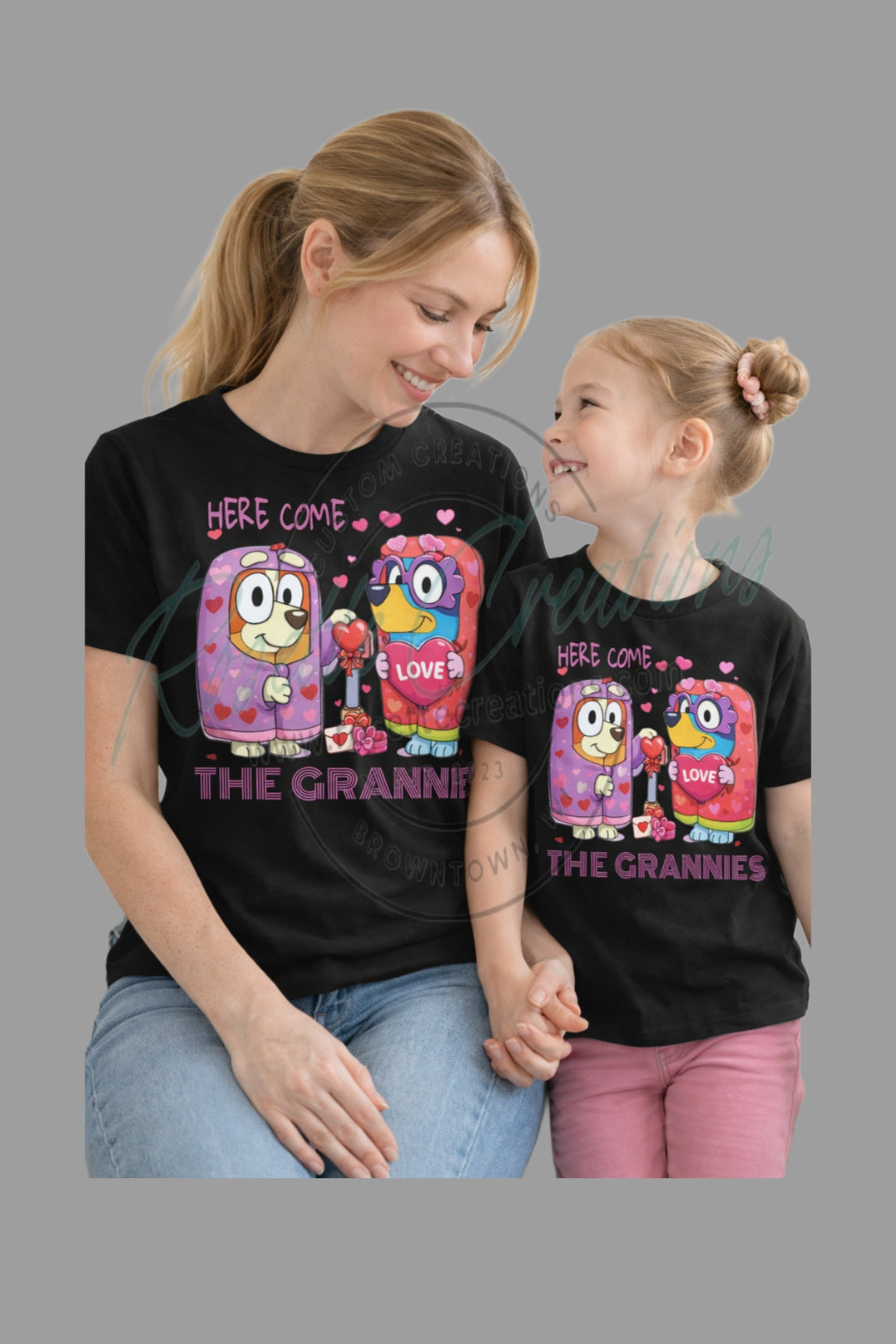 Bluey Valentine - Here Come the Grannies