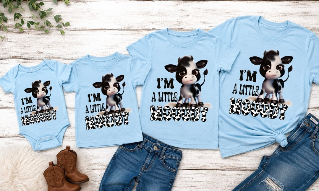 I'm a Little Moody , Infant, Toddler, Youth and Adult Sizing