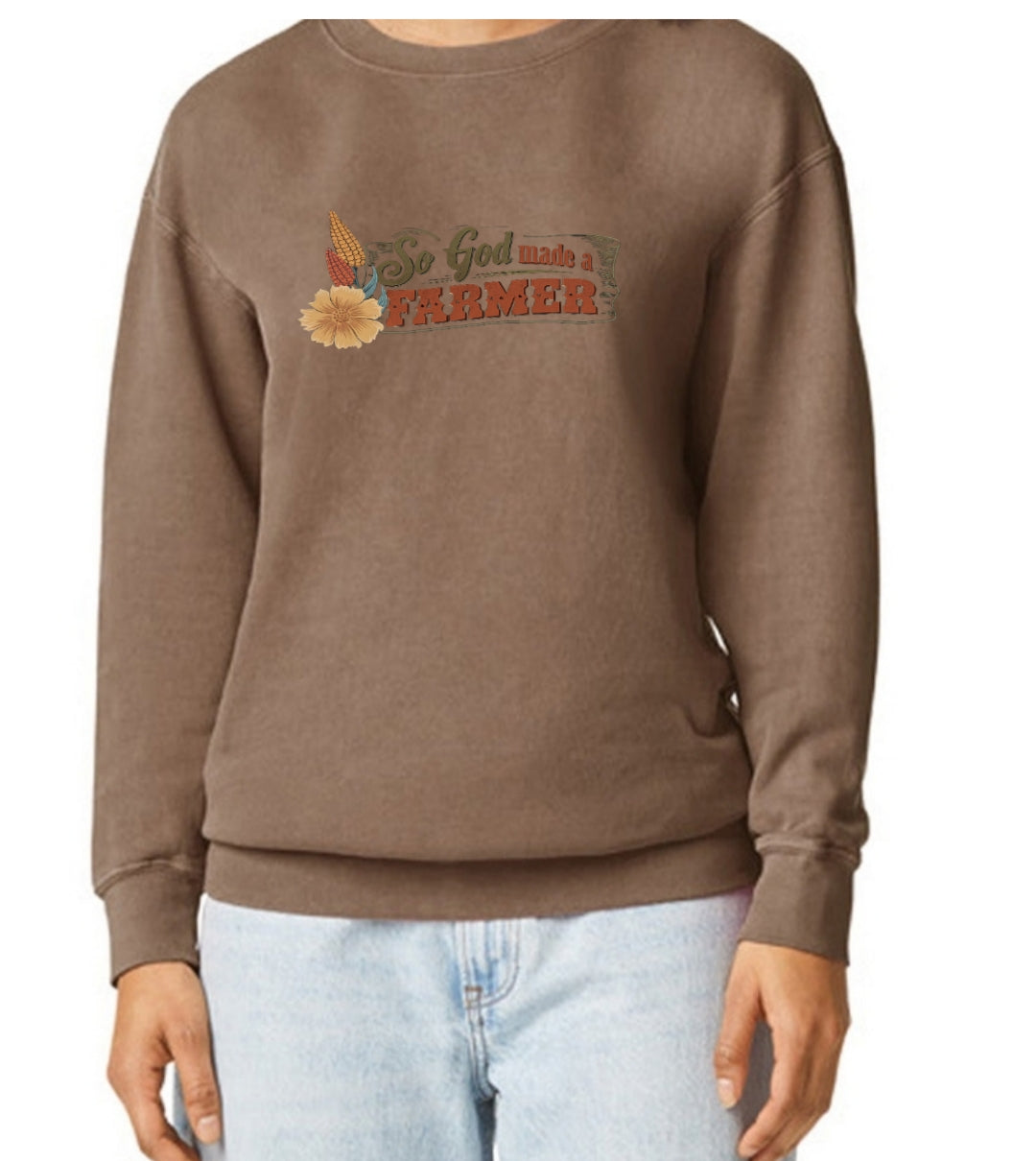 So God Made A Farmer Crewneck
