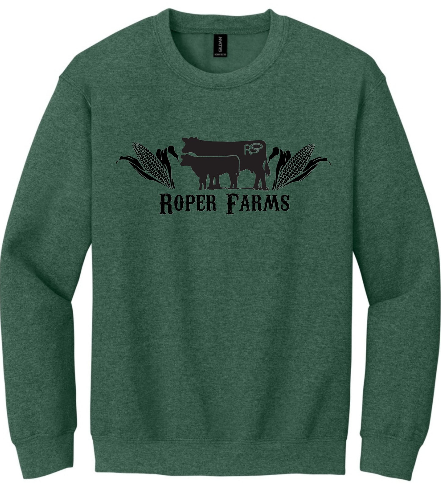Roper Farms Crewneck - Black Logo
