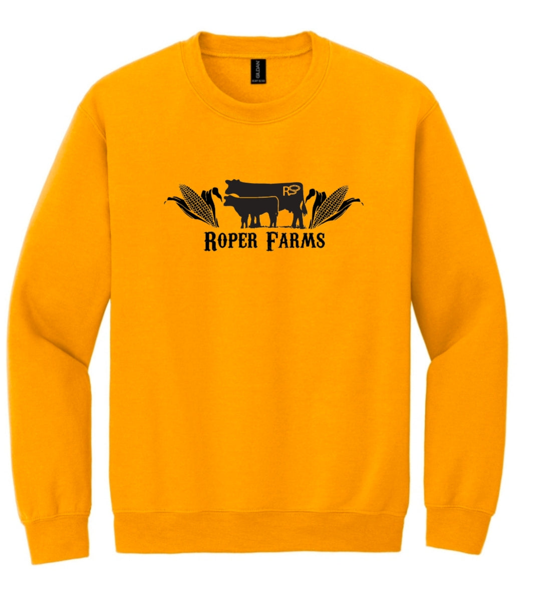 Roper Farms Crewneck - Black Logo