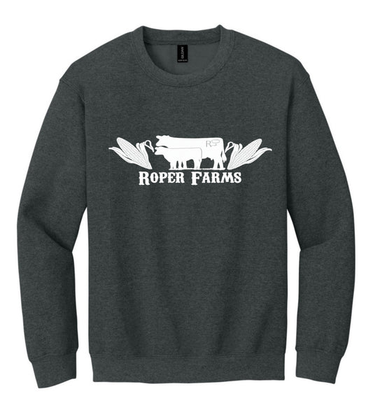 Roper Farms Crewneck - White Logo