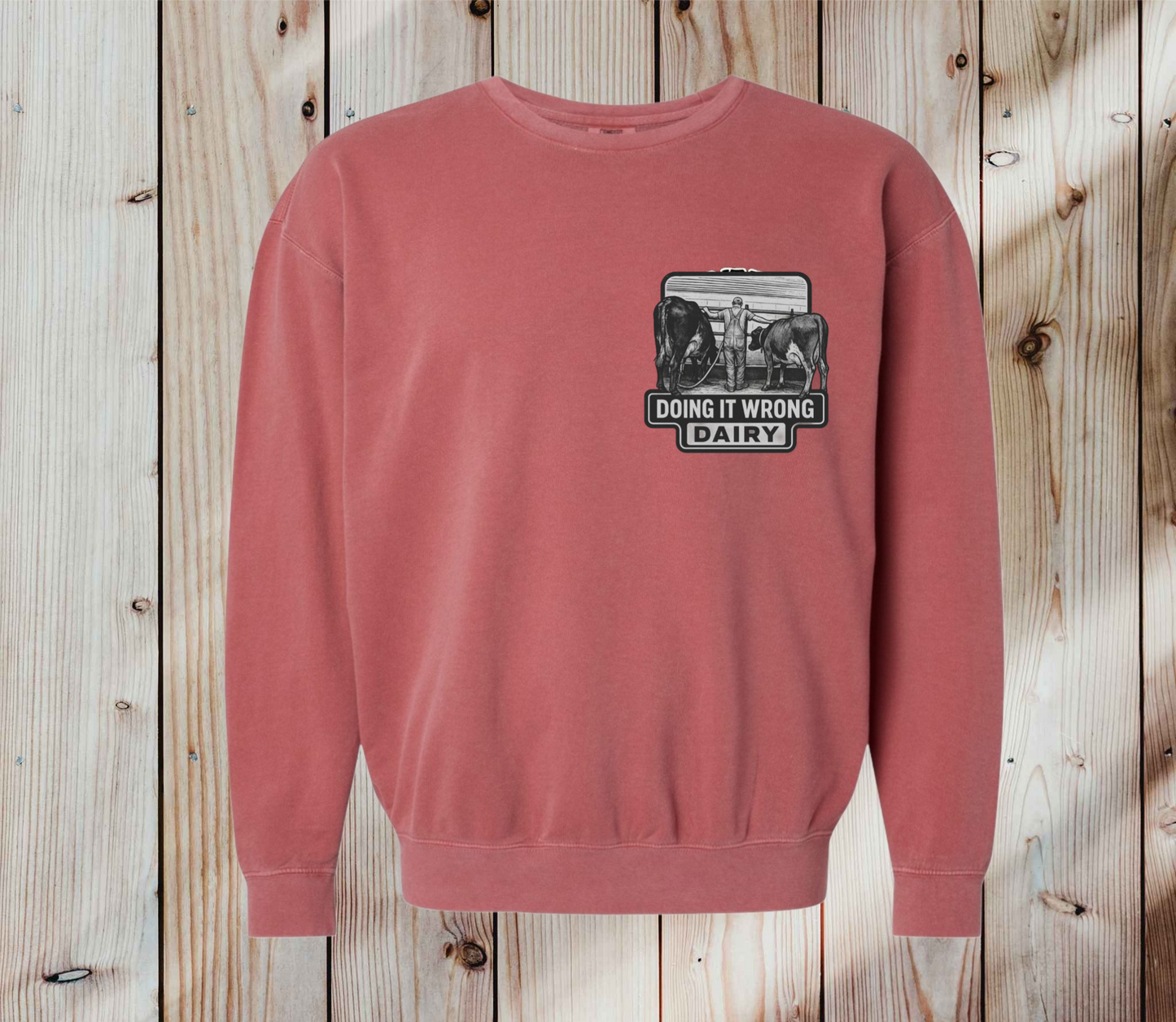 1466 Comfort Colors Lightweight Fleece Crewneck Sweatshirt