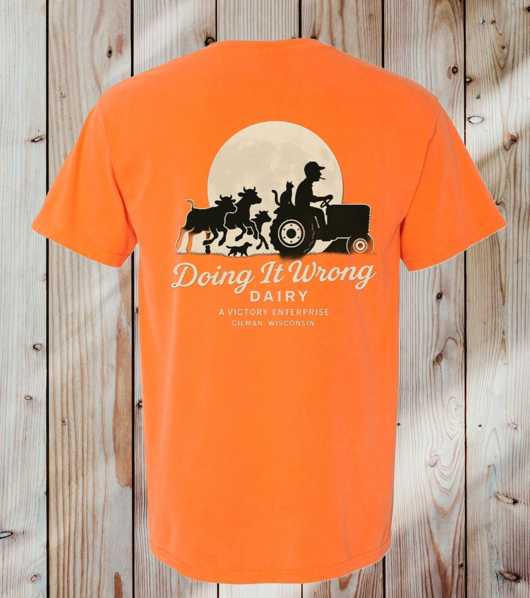 Comfort Colors 6030CC Pocket T - Doing it Wrong Dairy Apparel