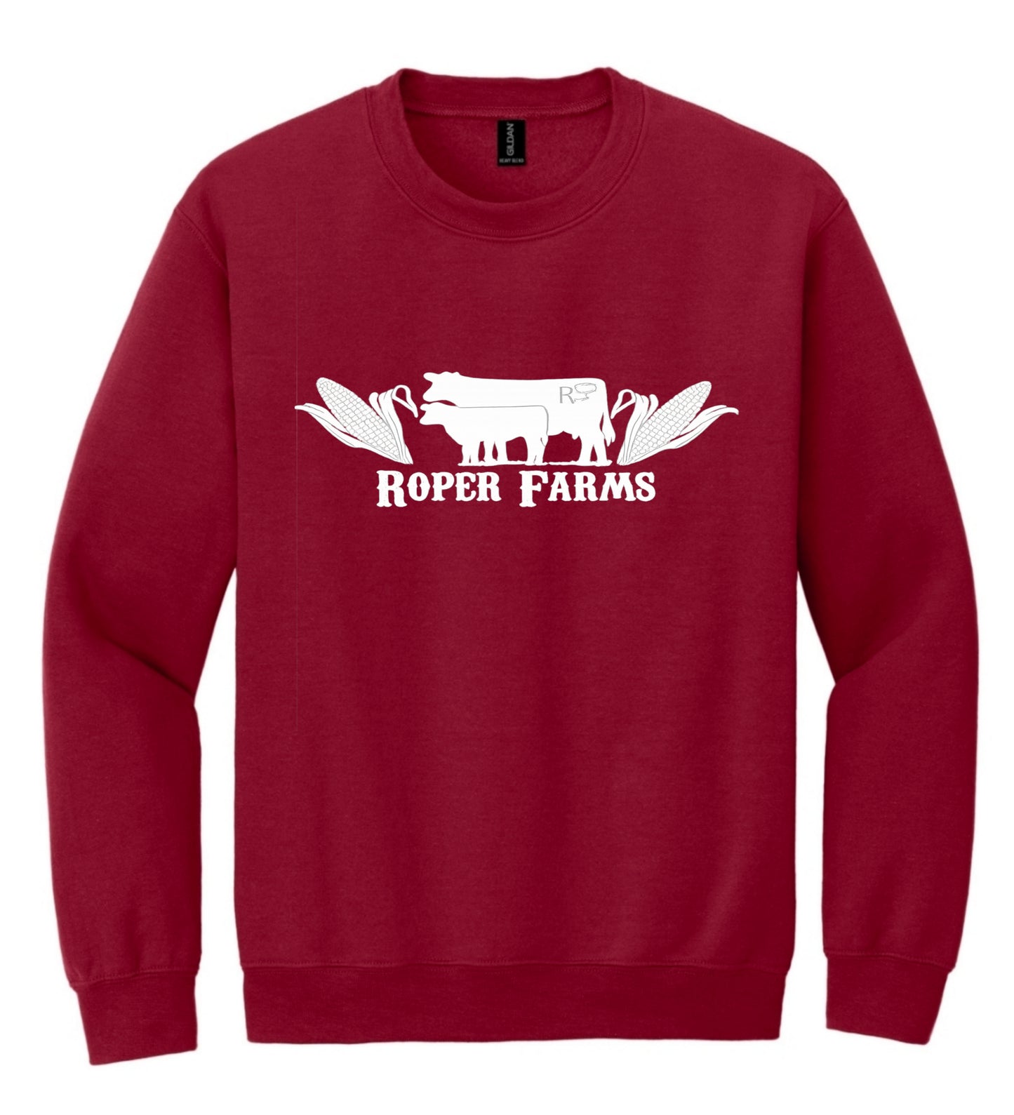 Roper Farms Crewneck - White Logo