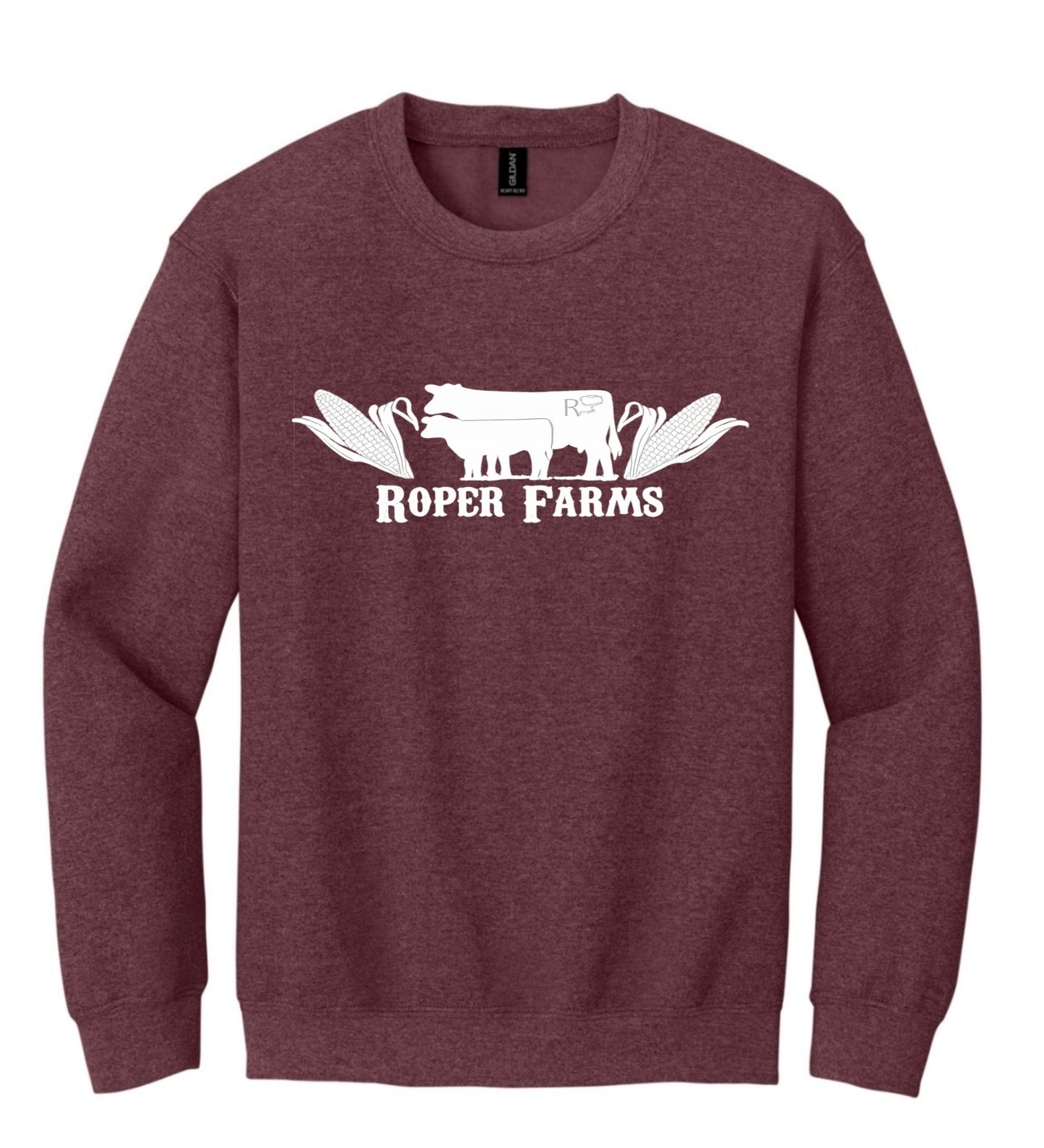 Roper Farms Crewneck - White Logo