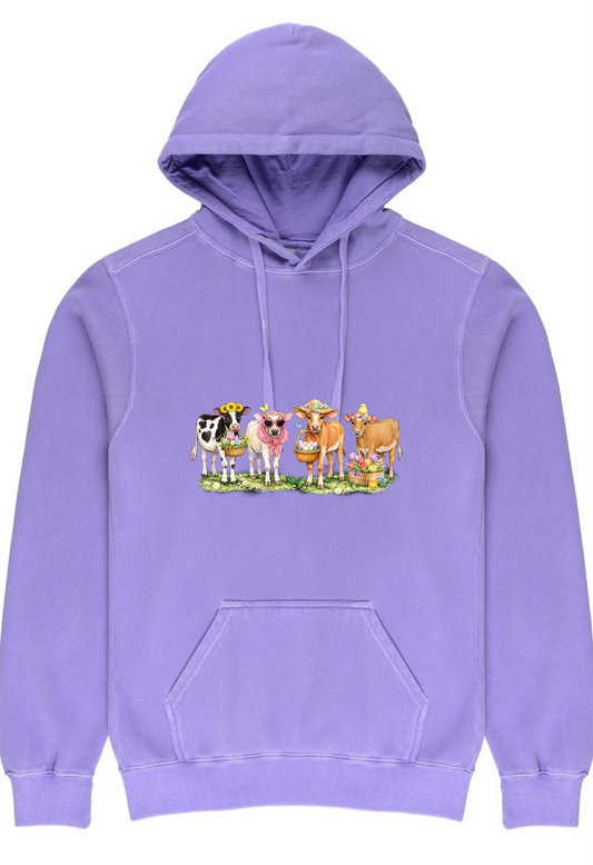 Spring Cows T or Sweater