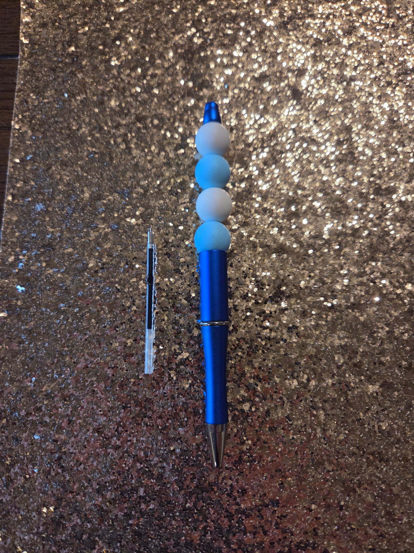 Dark Blue Pen with one Ink Refill