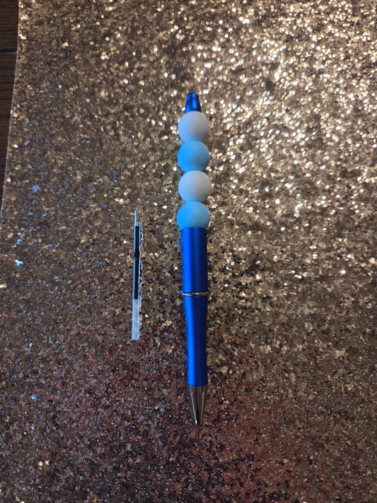 Dark Blue Pen with one Ink Refill