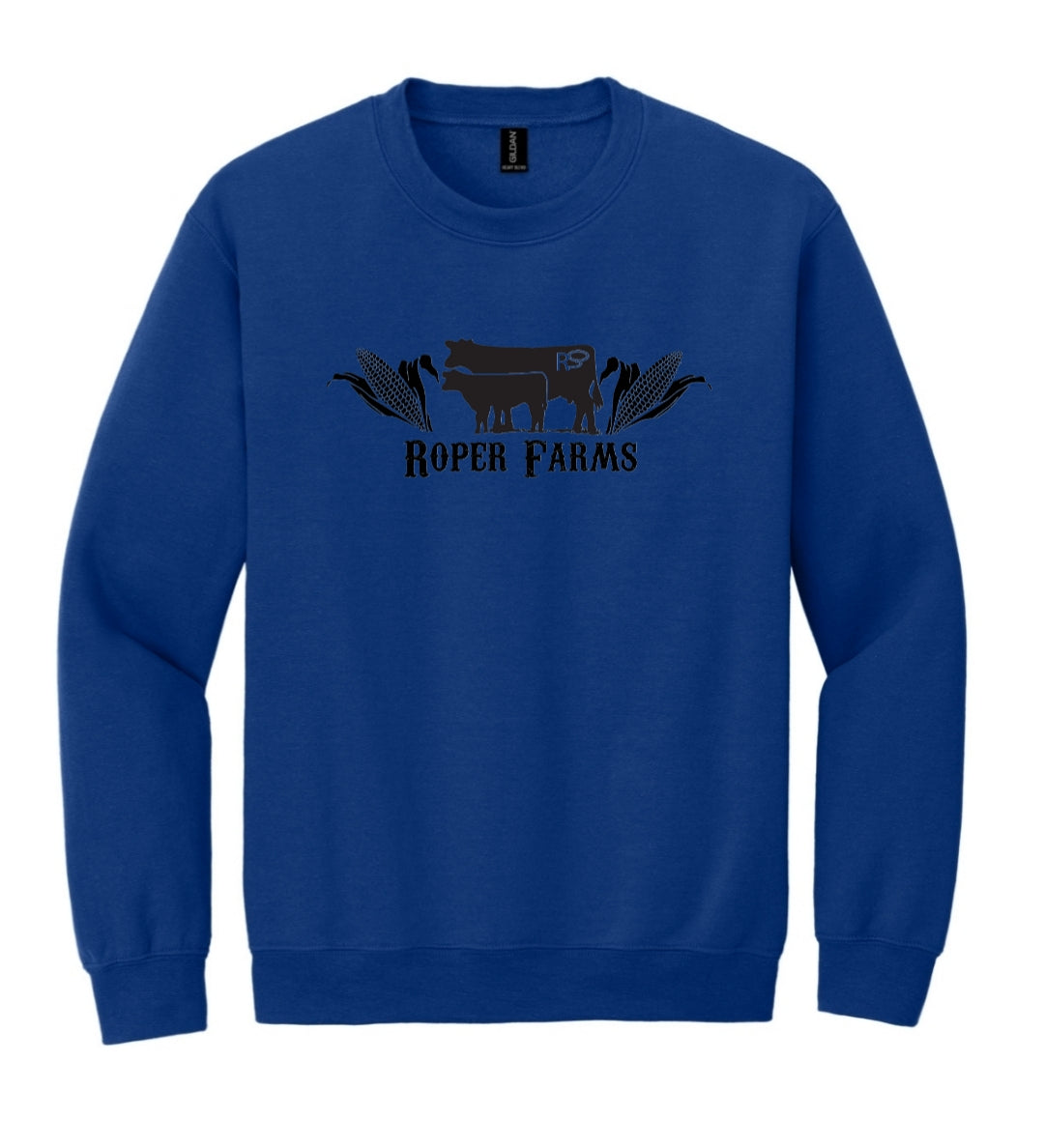 Roper Farms Crewneck - Black Logo