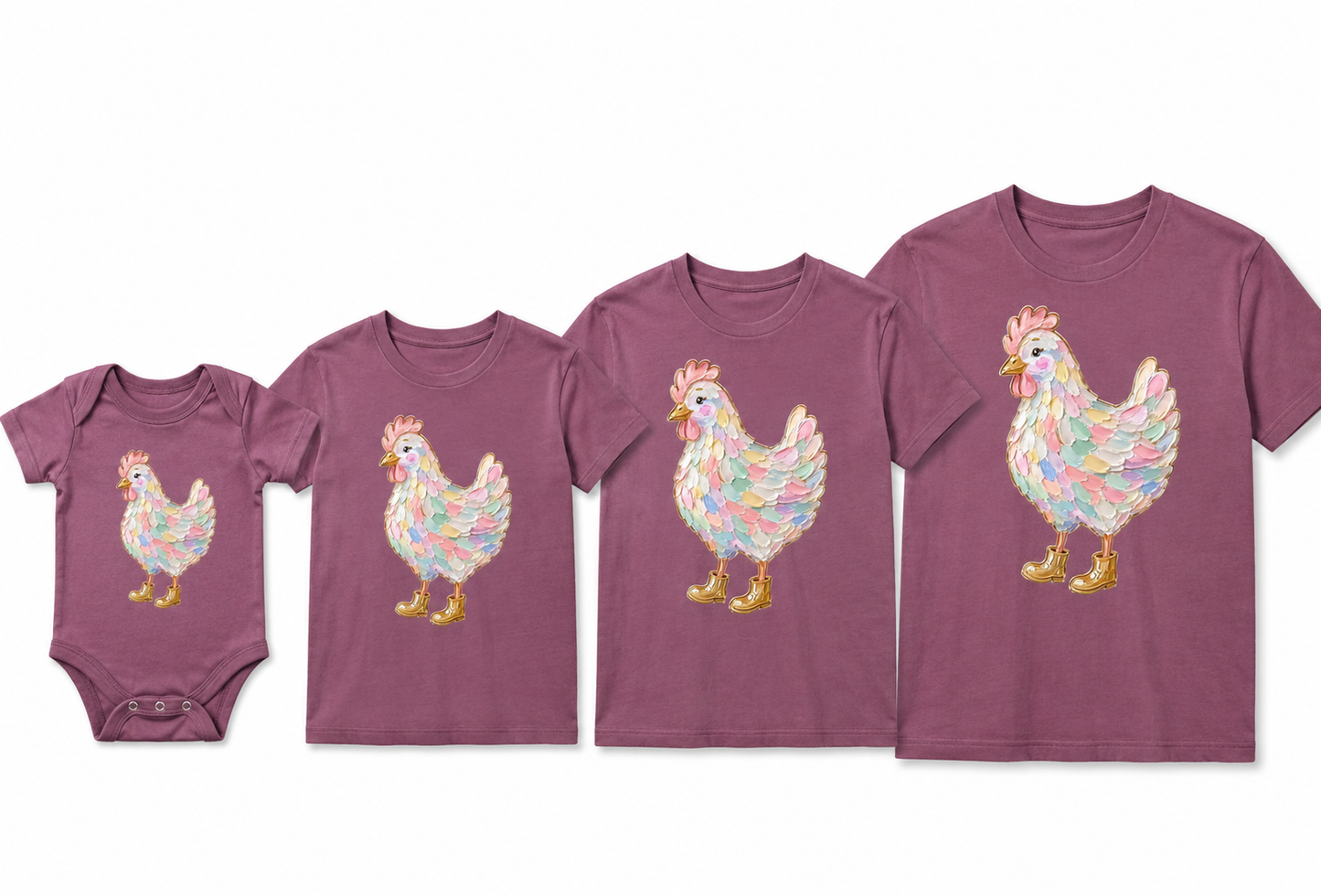 Chicken Shirt Pastel Colored