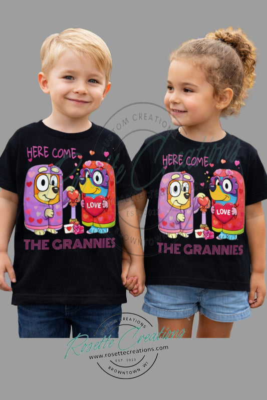 Bluey Valentine - Here Come the Grannies