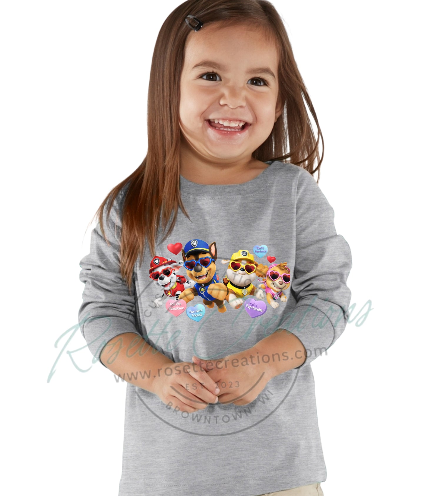 Paw Patrol Valentine Shirt