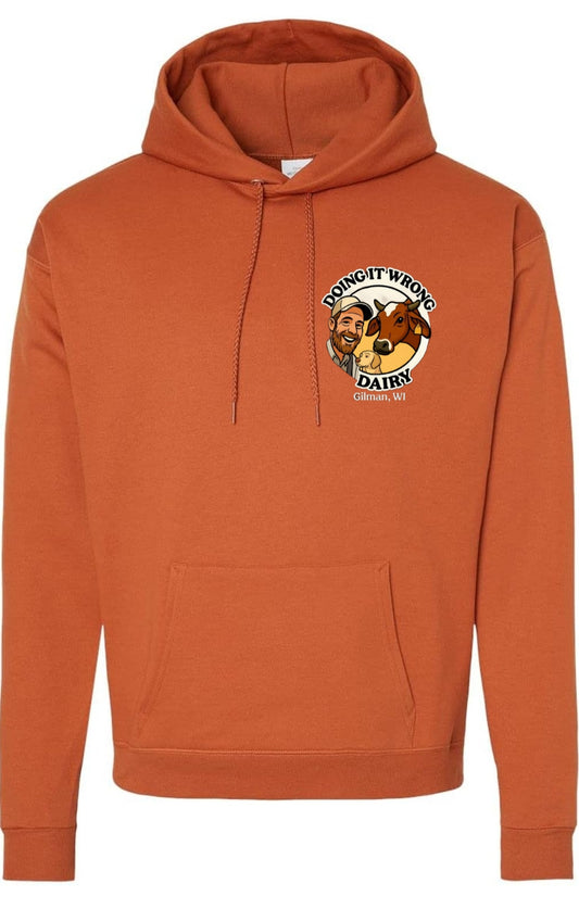 Hanes Men's Ecosmart Hoodie, Texas Orange