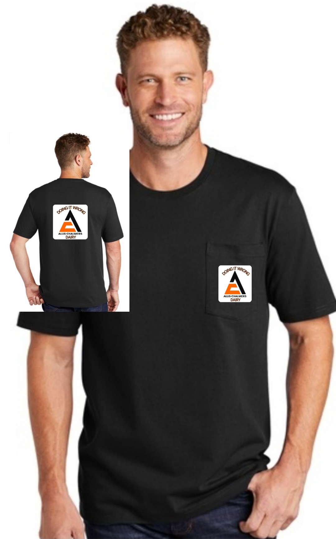 Doing It Wrong Dairy Pocket T, AC