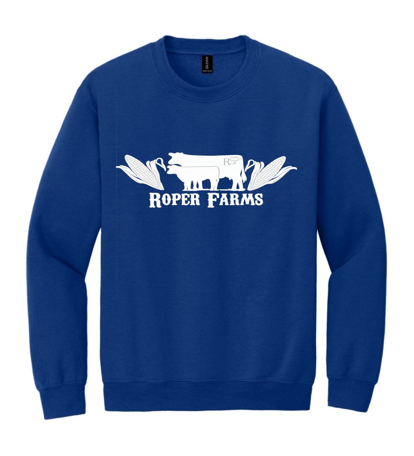 Roper Farms Crewneck - White Logo