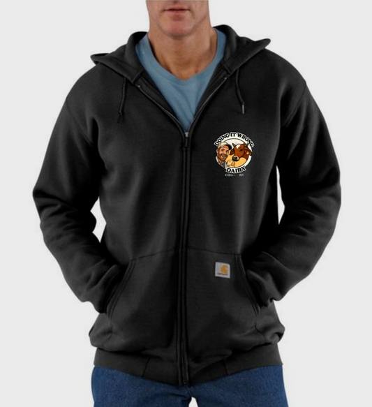 Carhartt K122 - Loose Fit Midweight Full-Zip Sweatshirt, Black