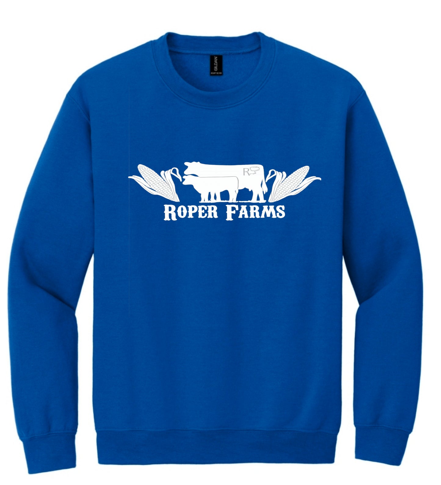 Roper Farms Crewneck - White Logo