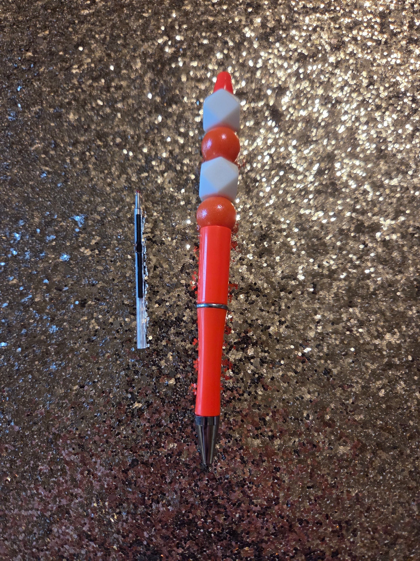 Orange Pen with one Ink Refill