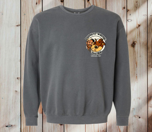 1466 Comfort Colors Lightweight Fleece Crewneck Sweatshirt