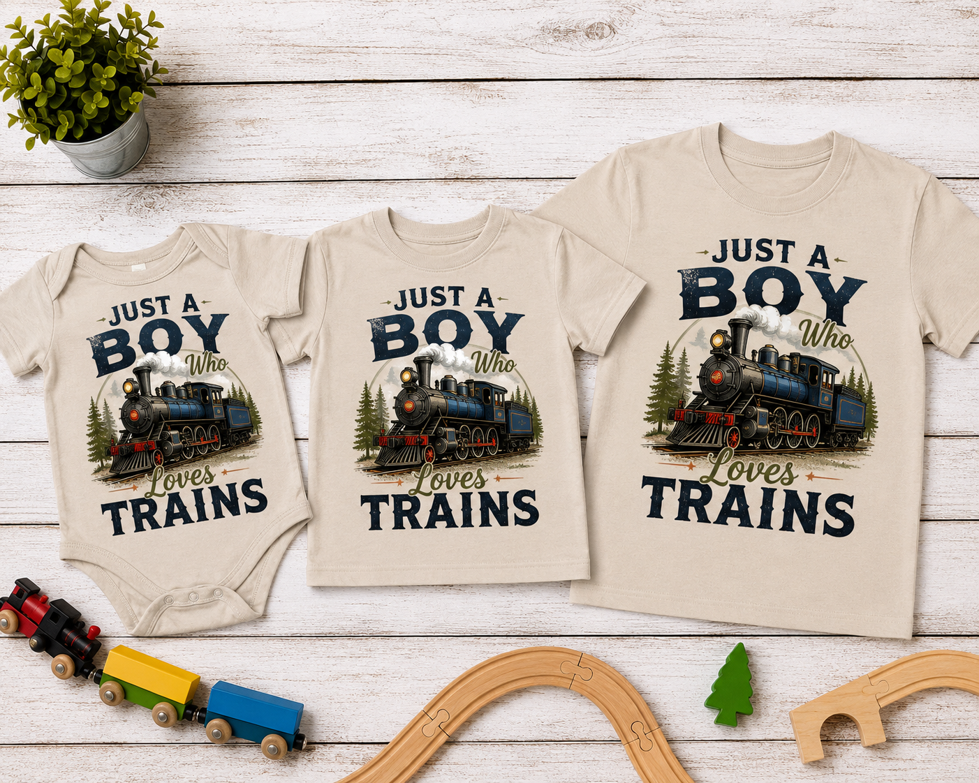 Just A Boy Who Loves Trains