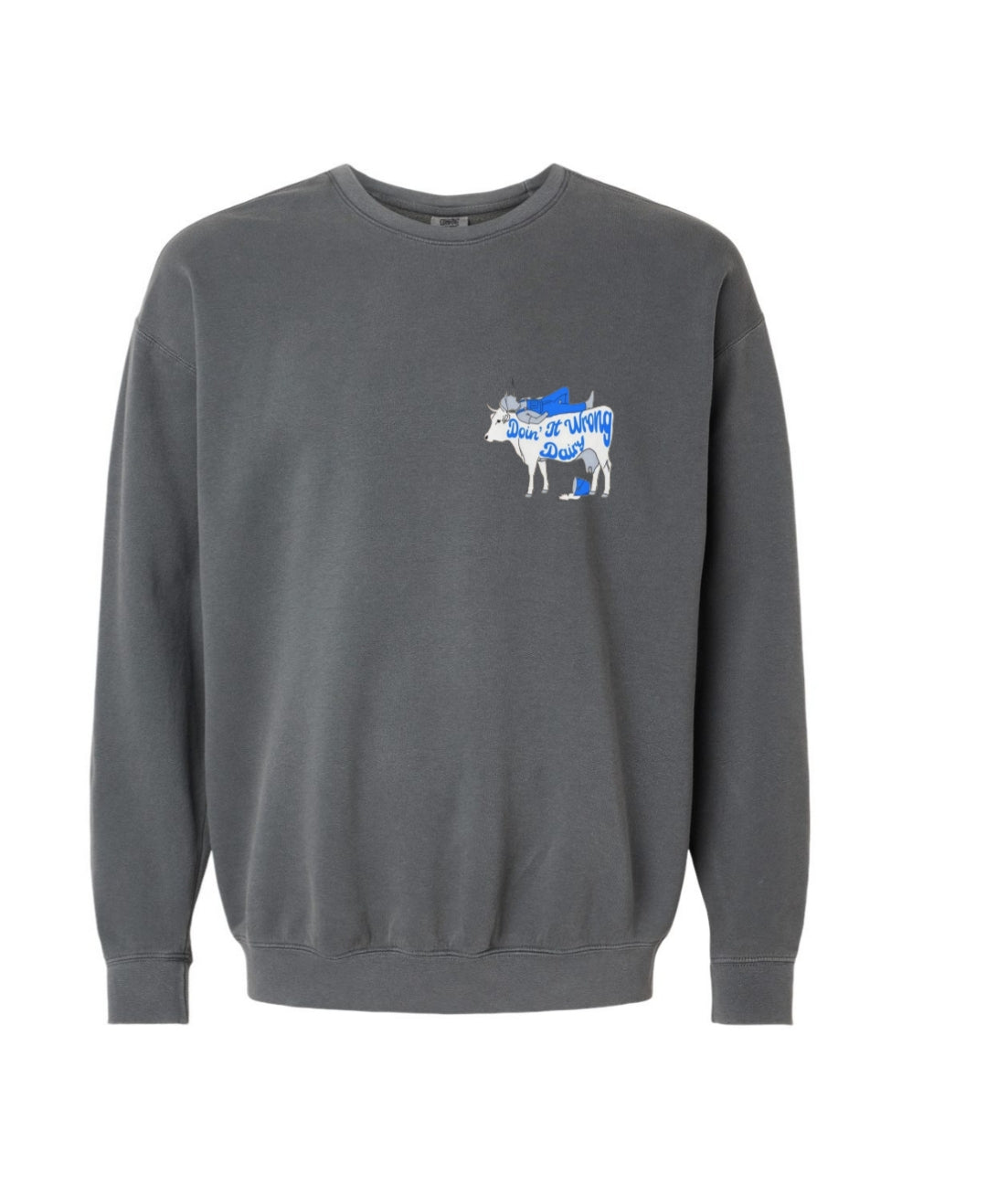 Doing it Wrong Dairy,Blue Logo