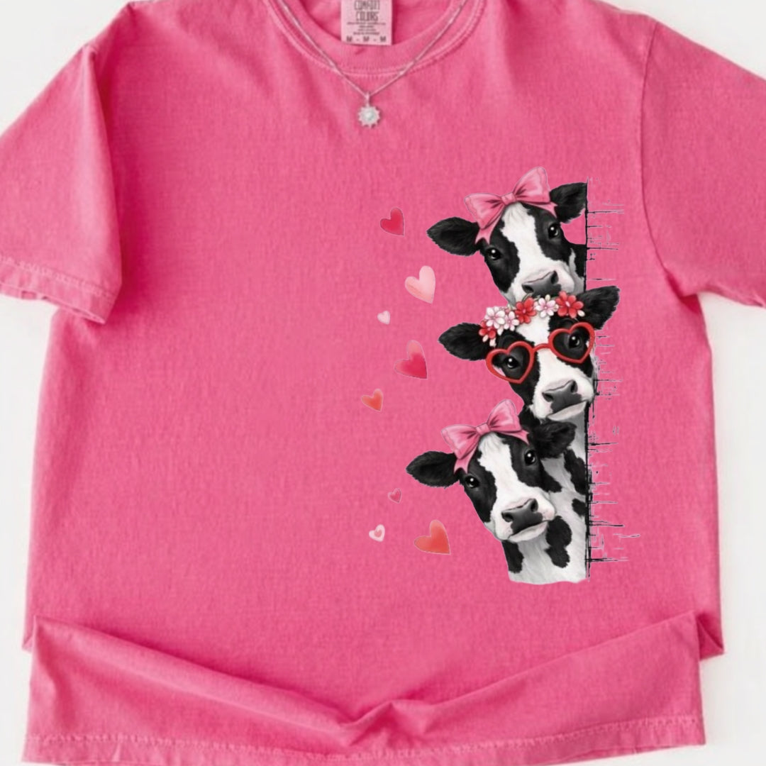 Cow Valentine T-Shirt