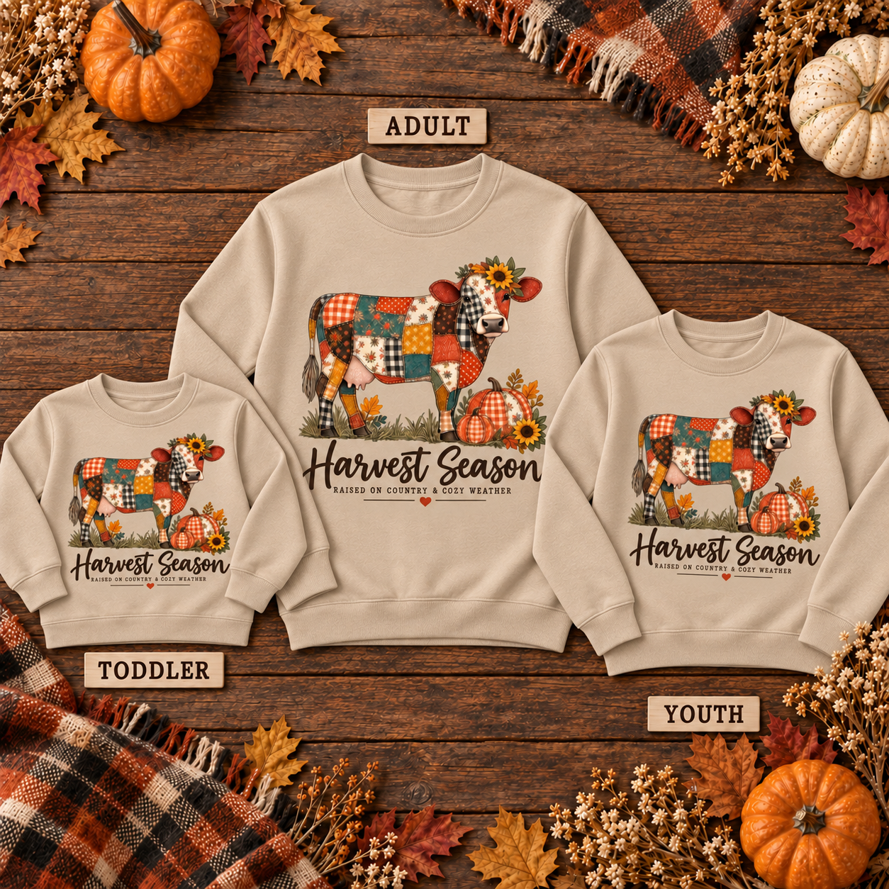 Fall Harvest Season Sweater/ T-Shirt