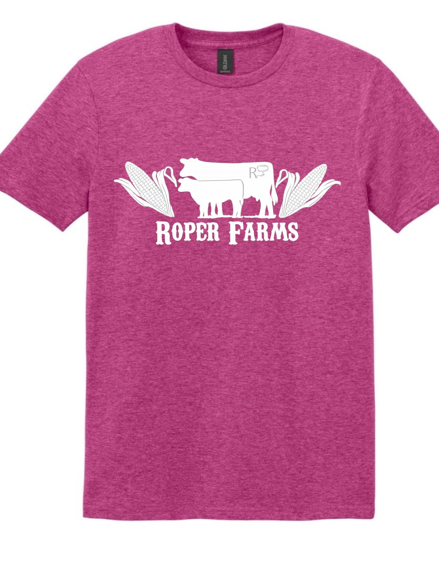 Roper Farms Gildan T-Shirt - White Logo