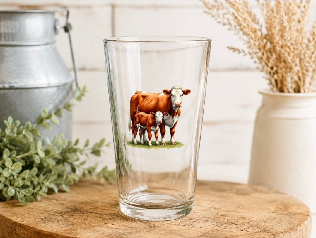 Hereford Pint Glass Drinking Cup