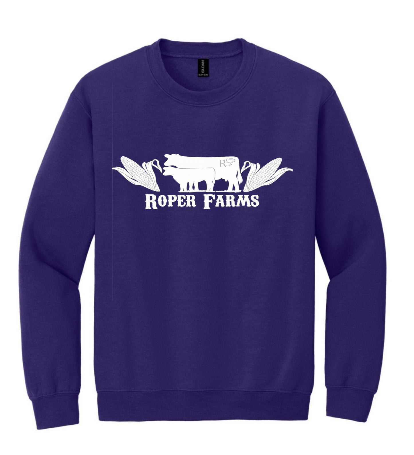 Roper Farms Crewneck - White Logo