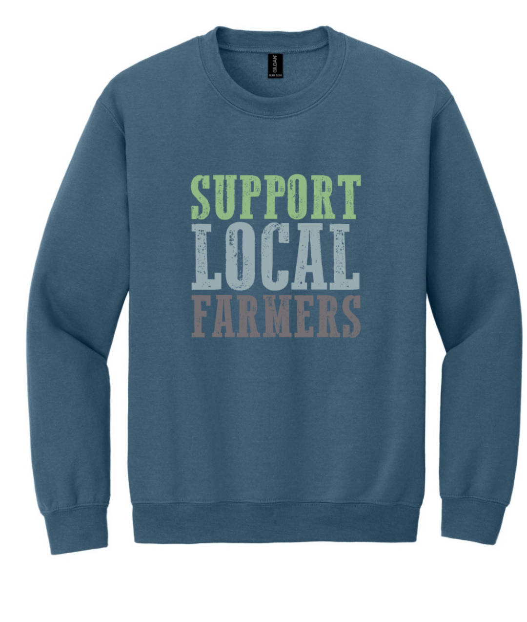 Support Your Local Farmers Crewneck
