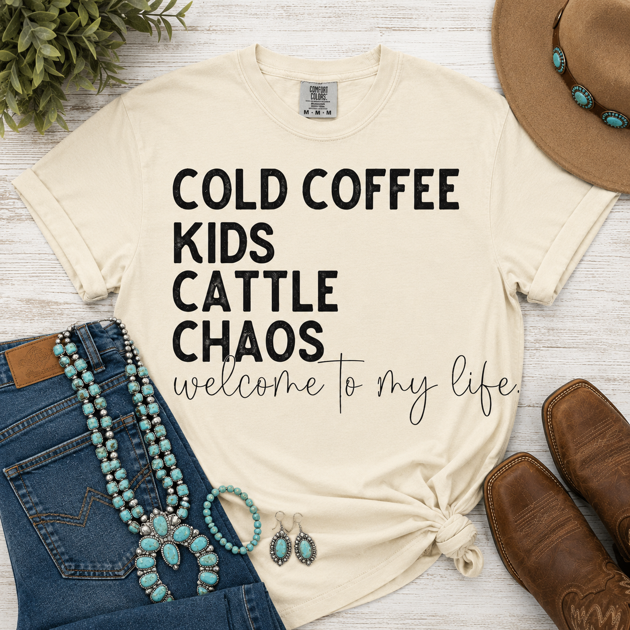 Coffee, Kids, Chaos T-Shirt