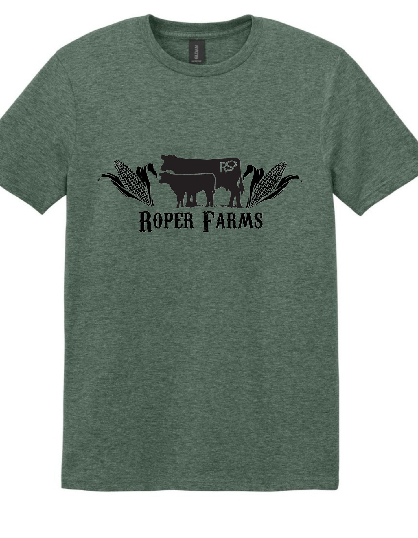 Roper Farms Gildan T-Shirt - Black Logo