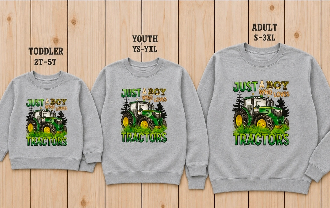 Just A Boy Who Loves Tractors (John Deere)