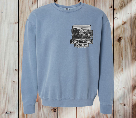 1466 Comfort Colors Lightweight Fleece Crewneck Sweatshirt