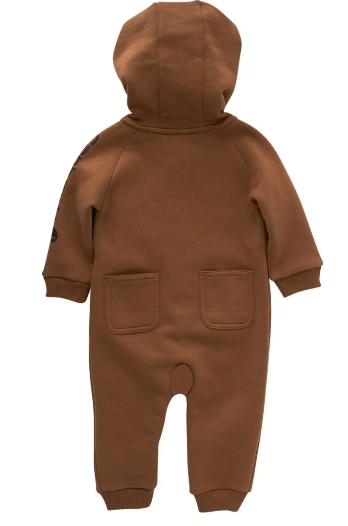 Doing it Wrong Dairy Logo ~Infant Long Sleeve Fleece Zip-Front Coveralls