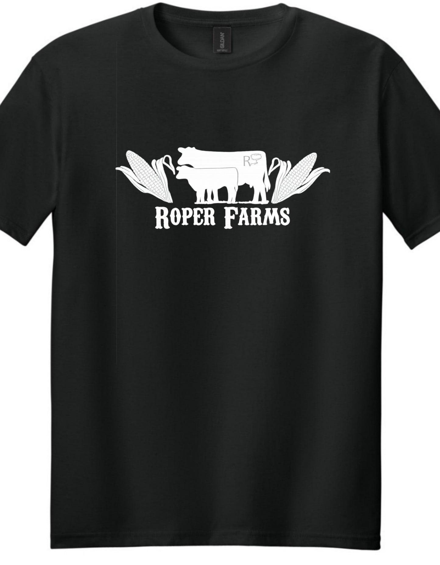Roper Farms Gildan T-Shirt - White Logo
