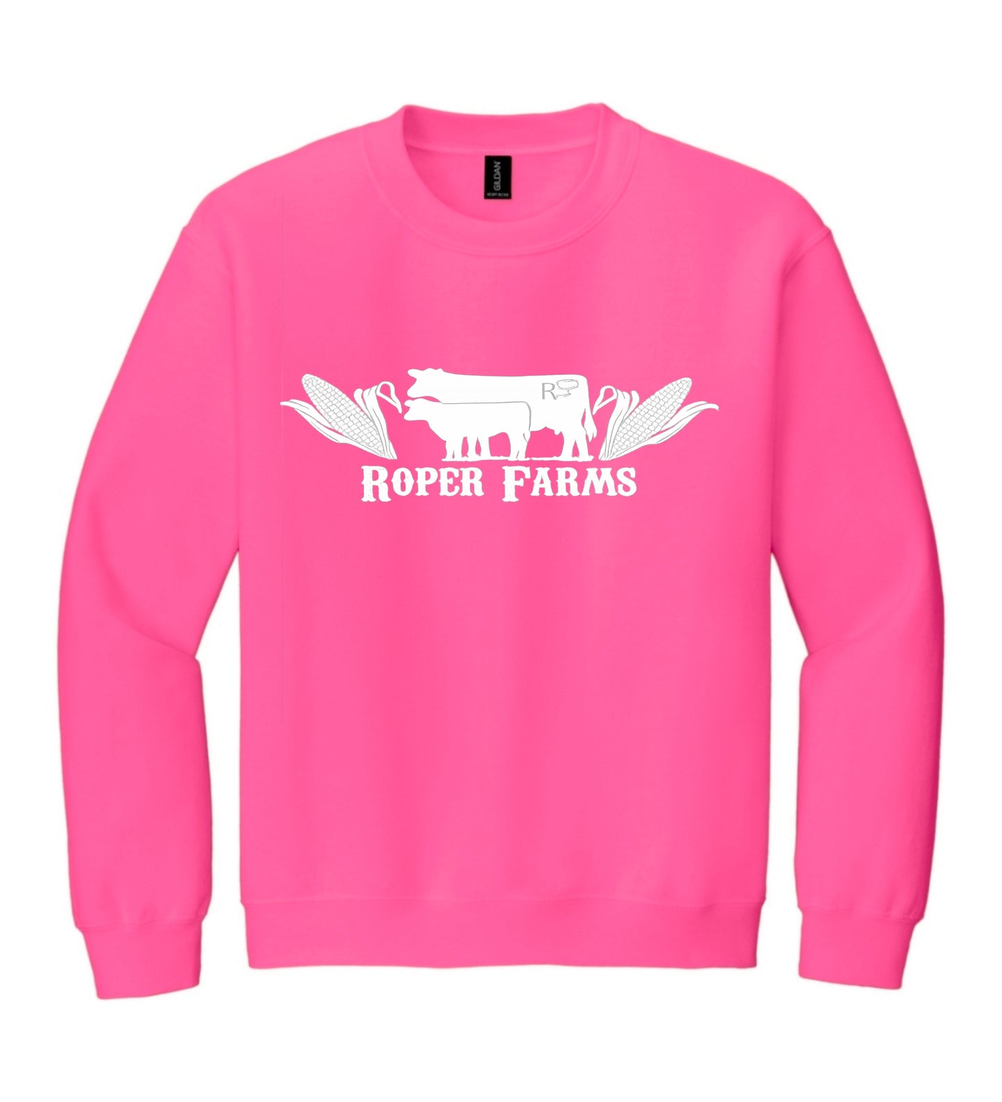 Roper Farms Crewneck - White Logo