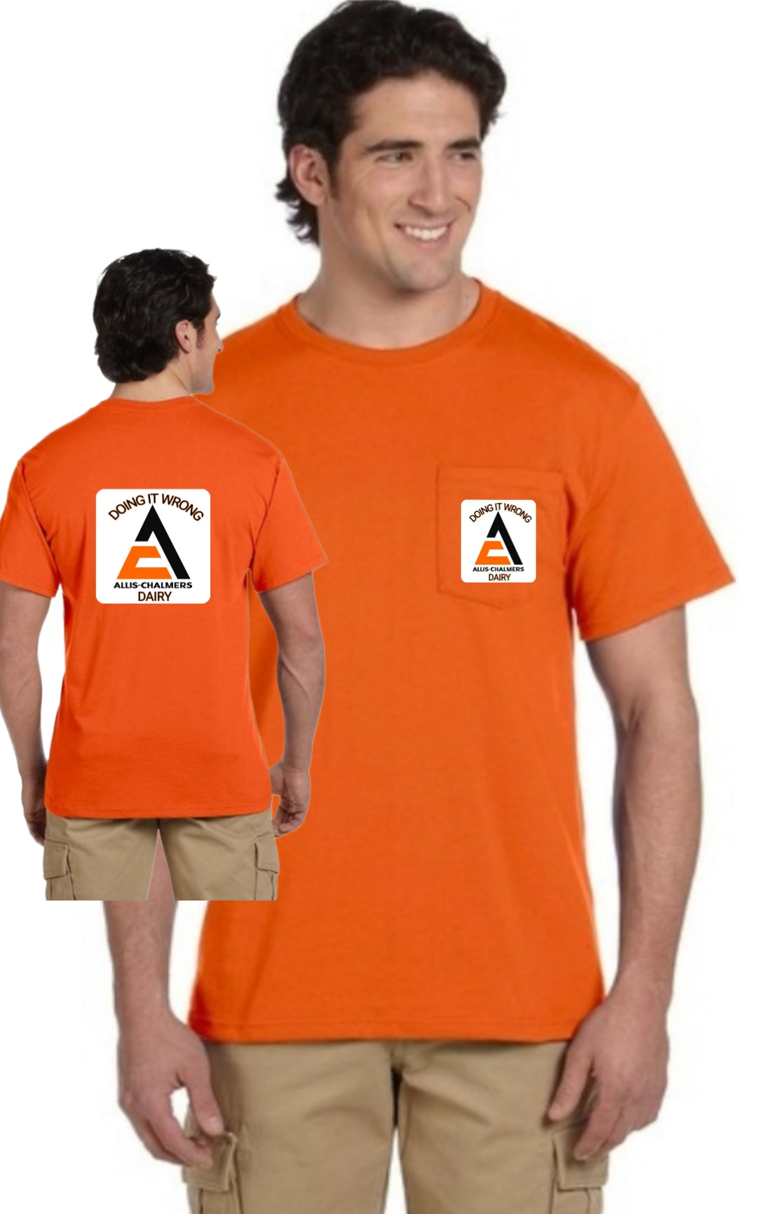 Doing It Wrong Dairy Pocket T, AC